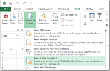 oData in Excel