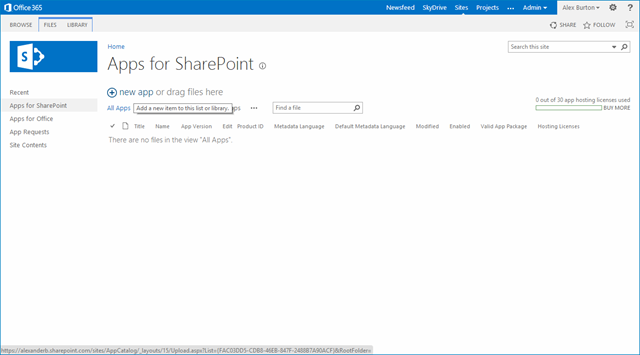 Apps for SharePoint