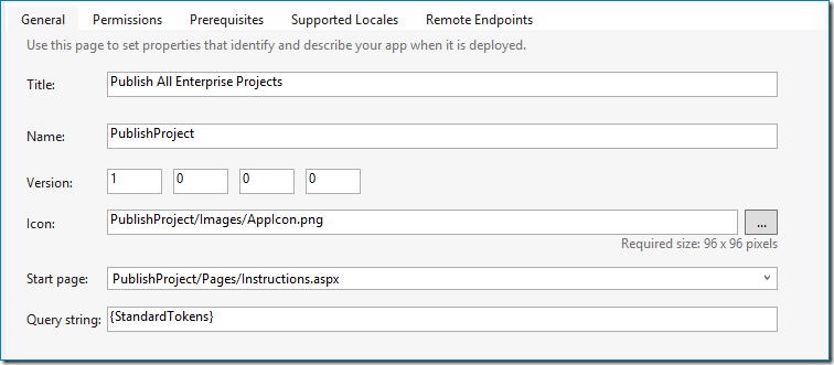 Configure AppIcon in App Manifest