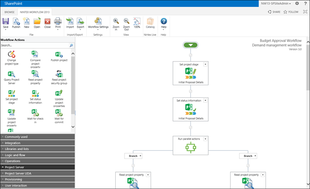 Nintex Workflow for Project Server 2013