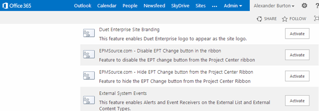EPMSource.com Features