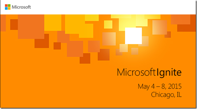 Microsoft Ignite 2015